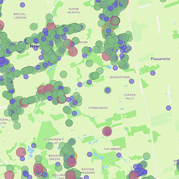 Data for update method in York Region