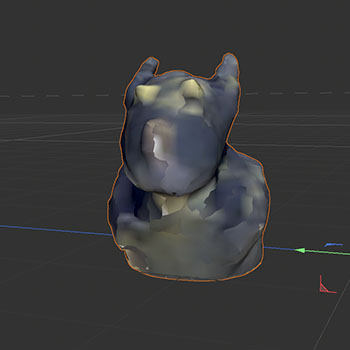 Gargoyle in Cinema 4D.