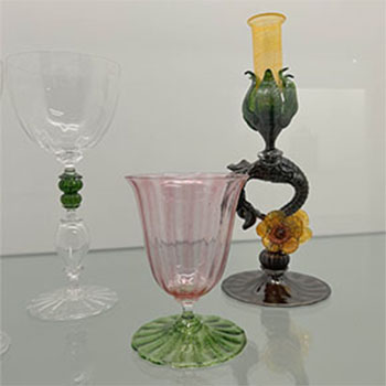 Finished glass product from the glass studio as a part of the Honours Bachelor of Craft and Design.